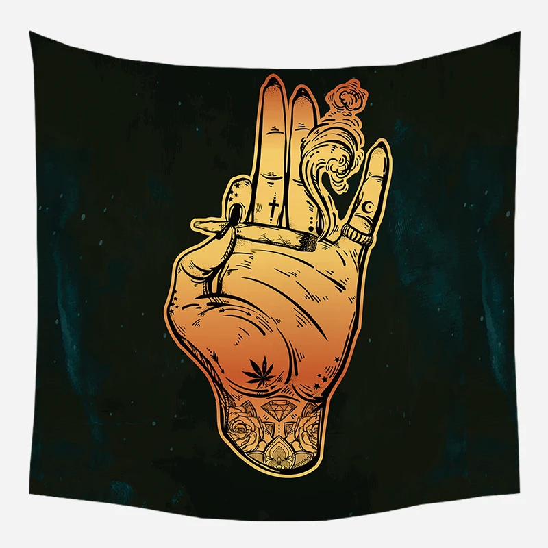 Loartee Bohemian Gotico Hippie Smoke Hand Decoration Tapestry Psychedelic Ouija Magic Divination Wandkleed Tapiz
Loartee Bohemian Gotico Hippie Smoke Hand Decoration Tapestry Psychedelic Ouija Magic Divination Wandkleed Tapiz