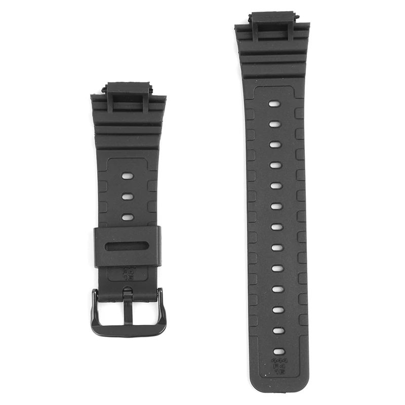 Мягкий Резиновый Черный Сменный ремешок для часов 16 мм CASIO DW 6900 /6600G спортивные