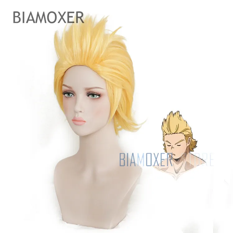 Biamoxer Anime Boku no Academia Cosplay Mirio Toogata Golden Cosplay Wigs Halloween Cosplay Role Play My Hero Academia
Biamoxer Anime Boku no Academia Cosplay Mirio Toogata Golden Cosplay Wigs Halloween Cosplay Role Play My Hero Academia