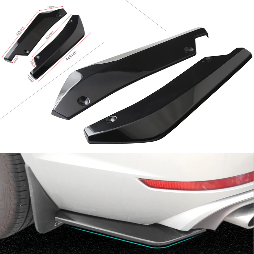 Car Anti-Scratch Rear Bumper Lips Wrap Diffuser Splitter Canard Universal 2PCS ABS Plastic
Car Anti-Scratch Rear Bumper Lips Wrap Diffuser Splitter Canard Universal 2PCS ABS Plastic
