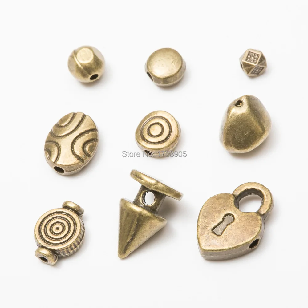 Charm Metal Beads Key Lock Lolly Round Oval Shaped Metal Beads for DIY Jewelry Findings Metal Bead 10 pcs
Charm Metal Beads Key Lock Lolly Round Oval Shaped Metal Beads for DIY Jewelry Findings Metal Bead 10 pcs