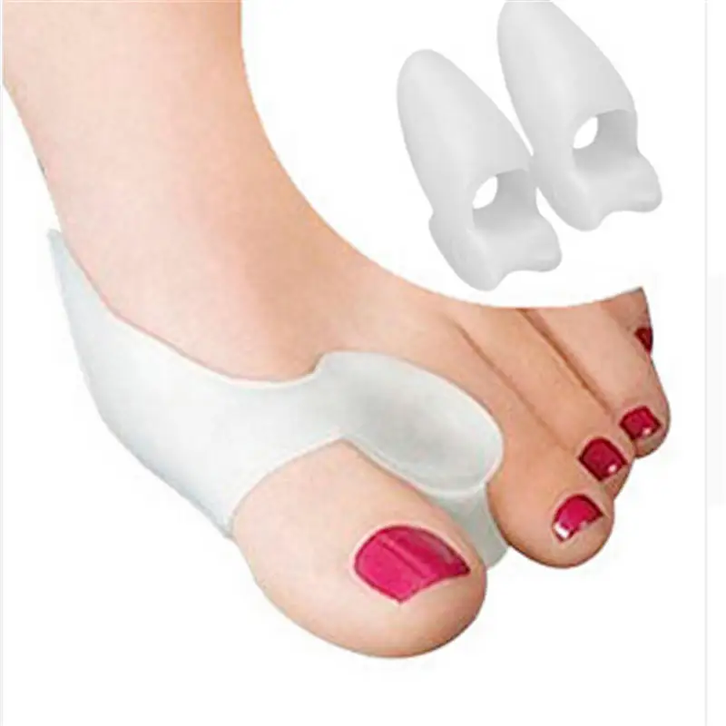 1 Pair Silicone Gel Bunion Protector Toe Straightener Separator Alignment Pain Relief Thumb Corrector Orthotics Feet Care
1 Pair Silicone Gel Bunion Protector Toe Straightener Separator Alignment Pain Relief Thumb Corrector Orthotics Feet Care