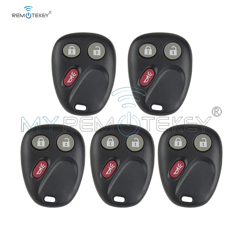 Remtekey 5 шт. 3 кнопки 315 МГц LHJ011 для GM Hummer H2 Chevrolet avalescalade 2003 2004 2005 2006 remtekey|Ключ от авто| |