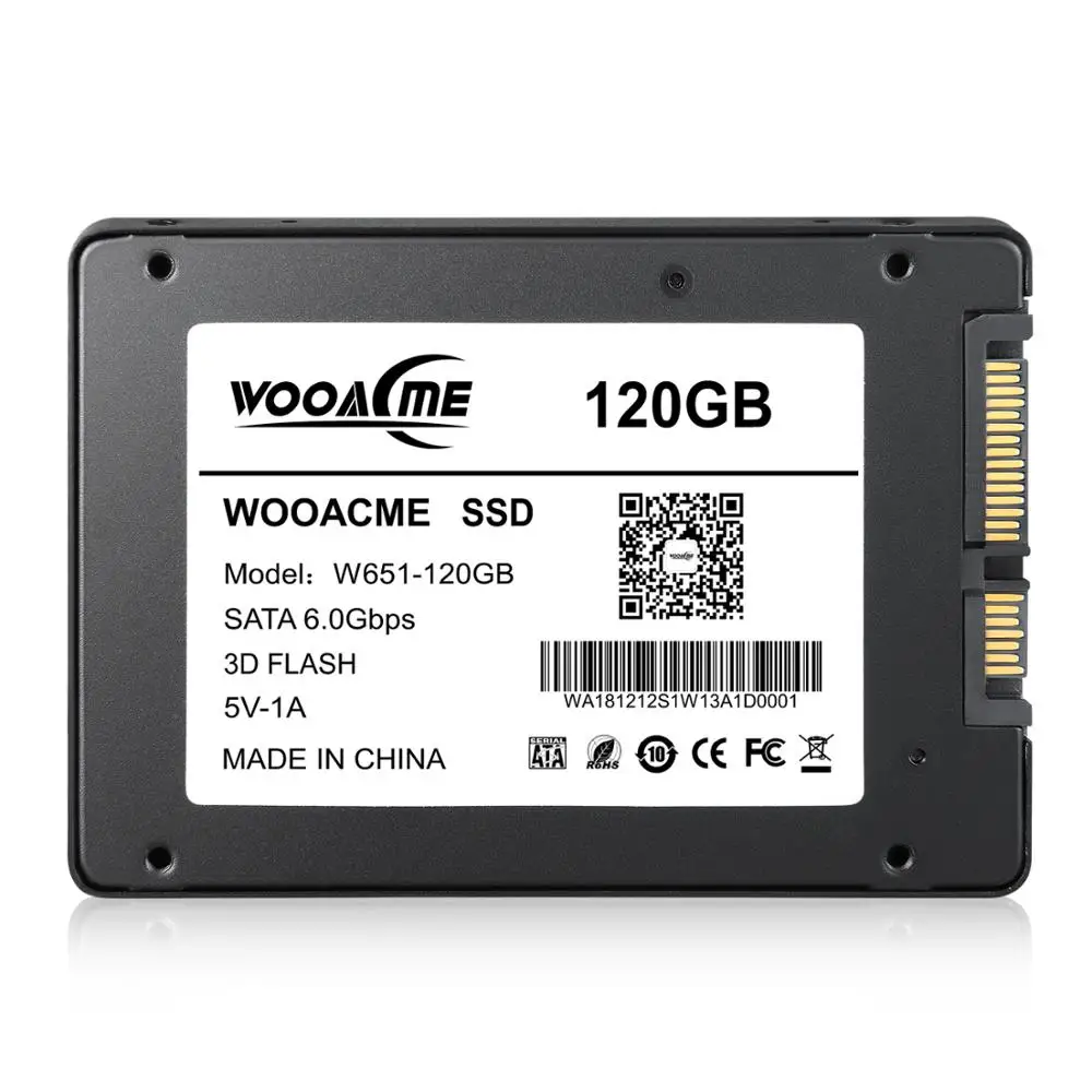 Внутренний твердотельный накопитель для ноутбука Wooacme W651 SSD 120 гб 2,5 дюйма SATA III SSD
Внутренний твердотельный накопитель для ноутбука Wooacme W651 SSD 120 гб 2,5 дюйма SATA III SSD