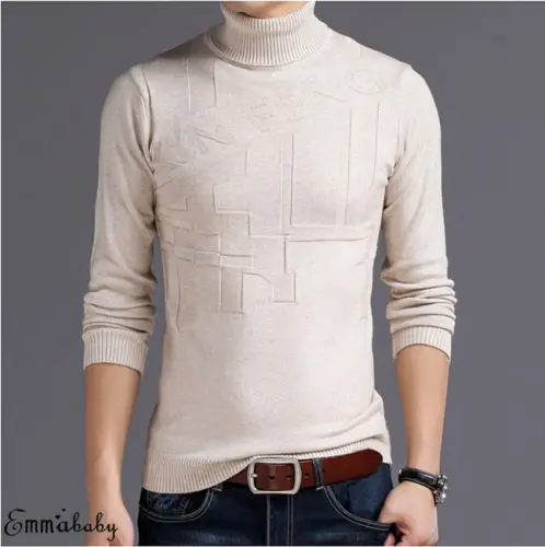 2019 New Men's Long Sleeve Thermal Cotton High Collar Turtle Neck Sweater Winter Top
2019 New Men's Long Sleeve Thermal Cotton High Collar Turtle Neck Sweater Winter Top