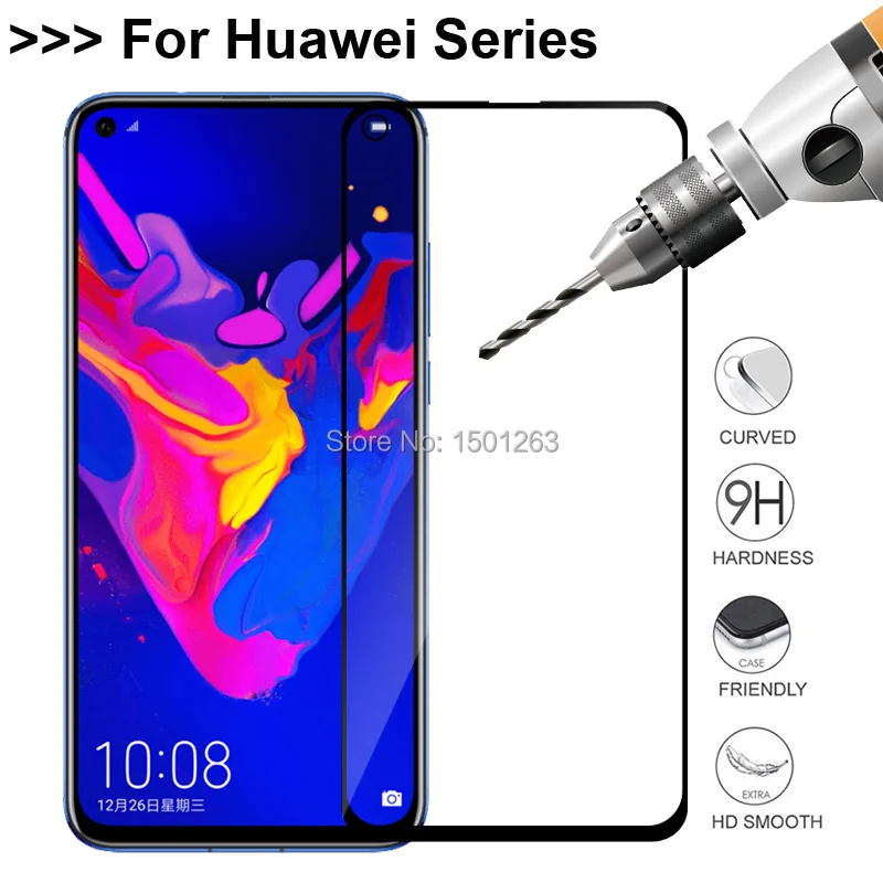 9H полное покрытие из закаленного стекла для huawei Honor 8A 8C 8X 7A Pro 7C 10 10i Play View 20 P Smart Y7 Y6