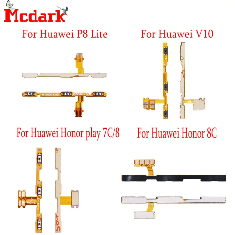 Mcdark для Huawei V10 Honor play 7C/8 Боковая кнопка гибкий кабель питания громкости FPC провод P8