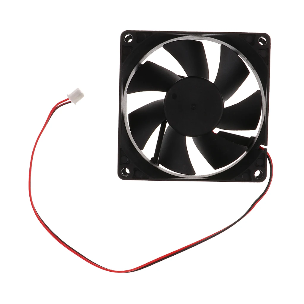 1 Pcs DC 12V Mini Cooling Computer Fan Small Computer Fan 80mm x 80mm DC Brushless 2-Pin Silent Strong Air Flow Computer Fan
1 Pcs DC 12V Mini Cooling Computer Fan Small Computer Fan 80mm x 80mm DC Brushless 2-Pin Silent Strong Air Flow Computer Fan
