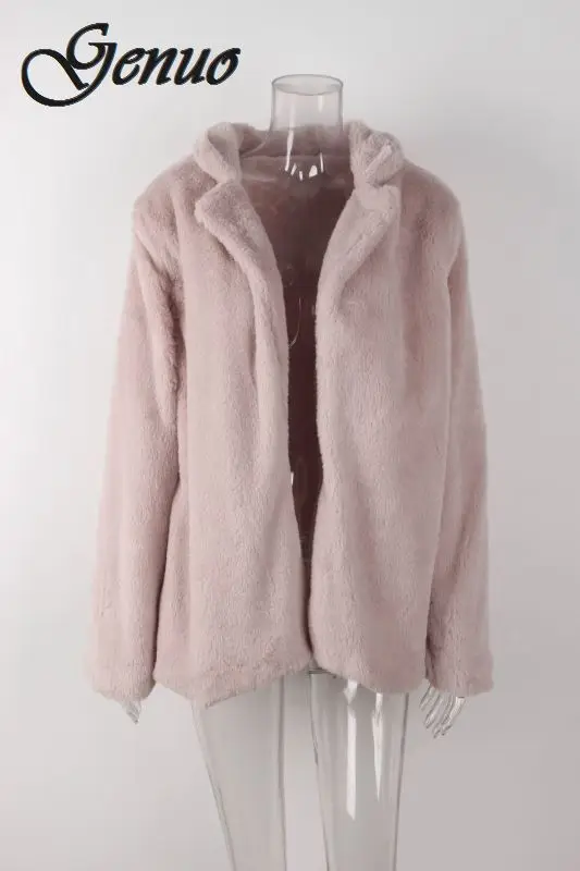 Women Plus Size Colored Casual Faux Fur Coat Ladies 2019 Autumn Winter Elegant Pink Warm Soft Outwear Oversize Jacket
Women Plus Size Colored Casual Faux Fur Coat Ladies 2019 Autumn Winter Elegant Pink Warm Soft Outwear Oversize Jacket