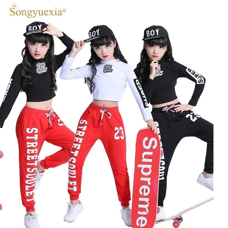 Fashion Children Jazz Dance Clothing Girls Street Dance Hip Hop Dance Costumes Kids Performance Party Clothes Sets 2-15Years
Fashion Children Jazz Dance Clothing Girls Street Dance Hip Hop Dance Costumes Kids Performance Party Clothes Sets 2-15Years