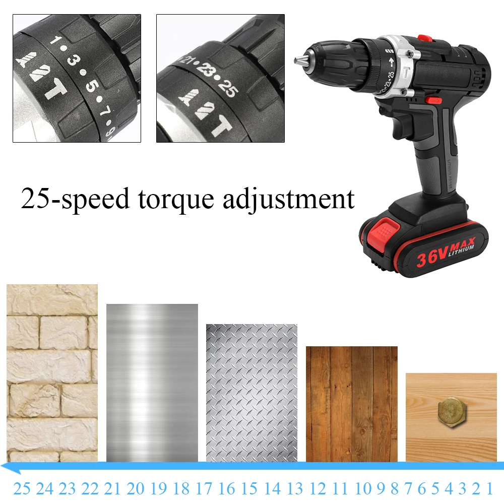 36V Electric Screwdriver Cordless Drill Airless Engraving Drill Hammer Mini Drill Hand Drills Power Tools
36V Electric Screwdriver Cordless Drill Airless Engraving Drill Hammer Mini Drill Hand Drills Power Tools