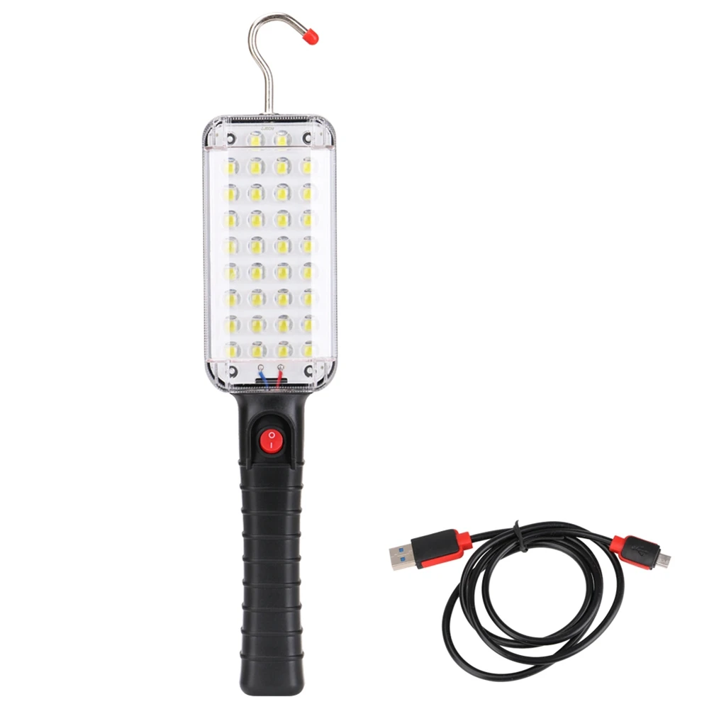 CLAITE USB Rechargeable Portable Work Light 34 LED Flashlight Magnetic Torch Hanging Hook Tent Lamp Lantern For Camping Emergenc
CLAITE USB Rechargeable Portable Work Light 34 LED Flashlight Magnetic Torch Hanging Hook Tent Lamp Lantern For Camping Emergenc