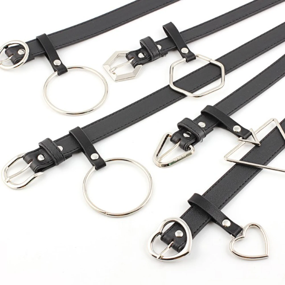 Round buckle Metal Circle Belts for Women Lovely geometry Ring Decorated Belt Female Fashion Woman black Waist Belts gift
Round buckle Metal Circle Belts for Women Lovely geometry Ring Decorated Belt Female Fashion Woman black Waist Belts gift