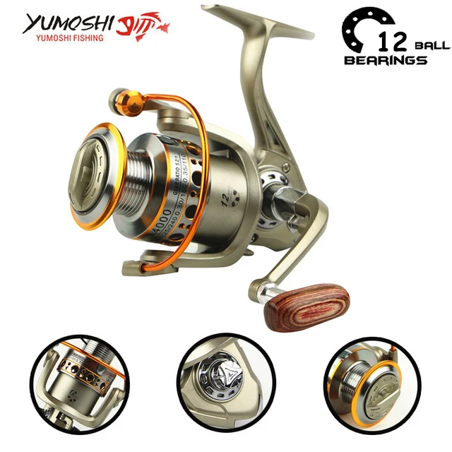 2019 New 1000-7000 12BB 5.5:1 Feeder Metal Fishing Reel Spinning Reels Carp Fishing Reels Carretilha de pesca Moulinet
2019 New 1000-7000 12BB 5.5:1 Feeder Metal Fishing Reel Spinning Reels Carp Fishing Reels Carretilha de pesca Moulinet