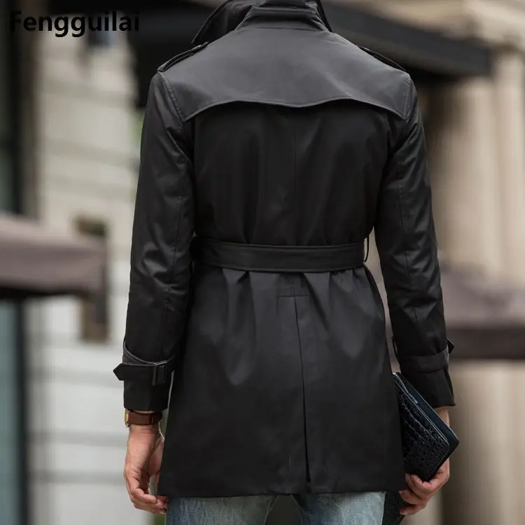 high Quality British Slim double breasted mens long trench coat Europe trenchcoat jacket male coat trench fast shipping
high Quality British Slim double breasted mens long trench coat Europe trenchcoat jacket male coat trench fast shipping