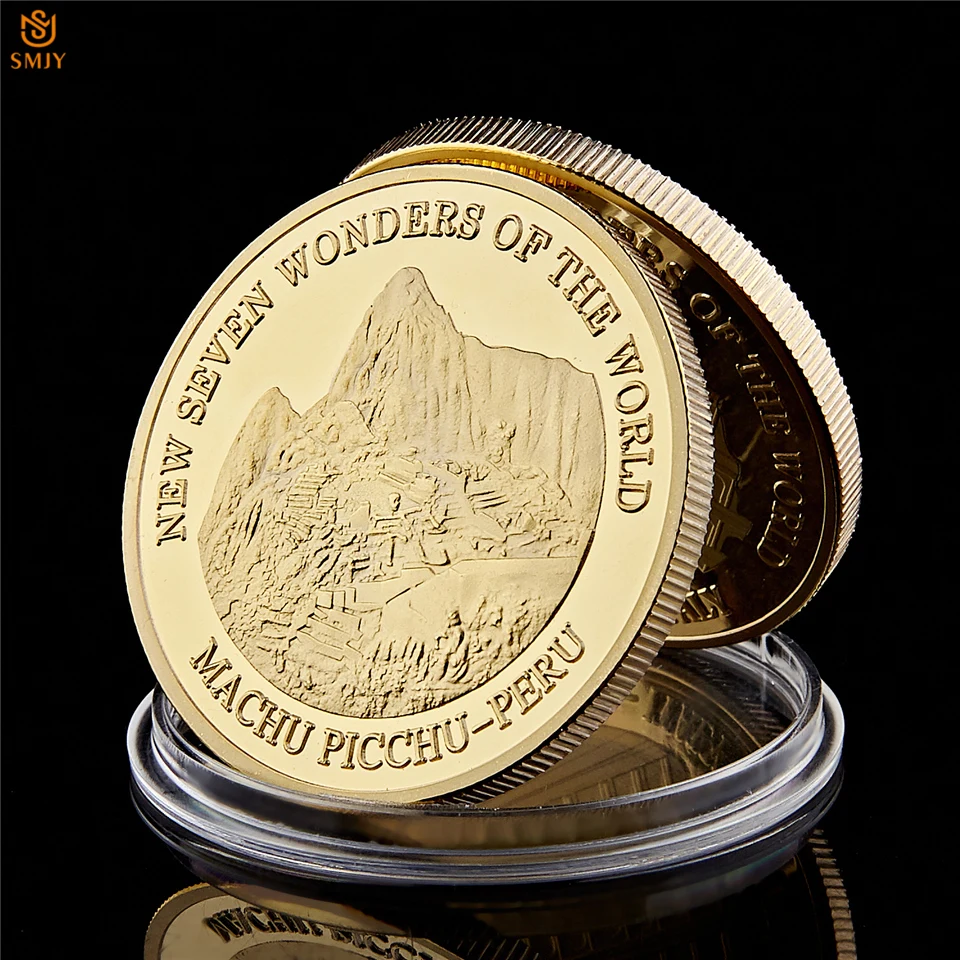 World Places Of Interest 2007 Peru Machu Picchu Gold Metal Commemorative Coin Collection For Gifts
World Places Of Interest 2007 Peru Machu Picchu Gold Metal Commemorative Coin Collection For Gifts