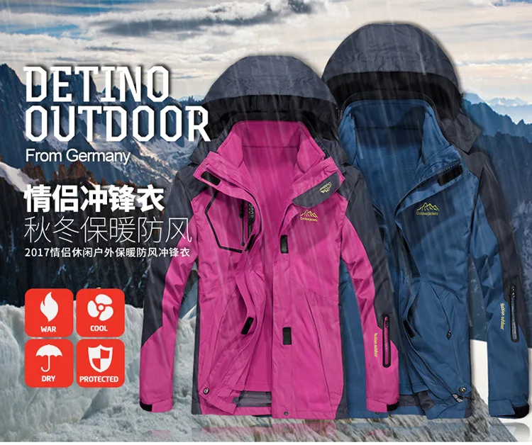 Winter Inner Fleece Waterproof Jacket Outdoor Sport Warm Brand Coat Hiking Camping Trekking Skiing Male Jackets
Winter Inner Fleece Waterproof Jacket Outdoor Sport Warm Brand Coat Hiking Camping Trekking Skiing Male Jackets