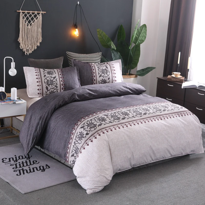 Simple Floral Bedding Sets Quilt Bed Pillow Duvet Cover Set Single/Double/King Size 2/3pcs Boho Home Textile No Sheet40
Simple Floral Bedding Sets Quilt Bed Pillow Duvet Cover Set Single/Double/King Size 2/3pcs Boho Home Textile No Sheet40
