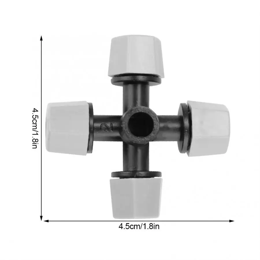 Разбрызгиватель 5 шт в шахматном порядке 4 выхода распылитель воды Насадка для