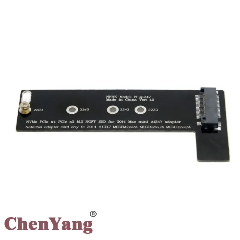 Chenyang M.2 NGFF M-Key NVME SSD Convertor Card for 2014 Mini A1347 MEGEN2 MEGEM2 MEGEQ2
Chenyang M.2 NGFF M-Key NVME SSD Convertor Card for 2014 Mini A1347 MEGEN2 MEGEM2 MEGEQ2