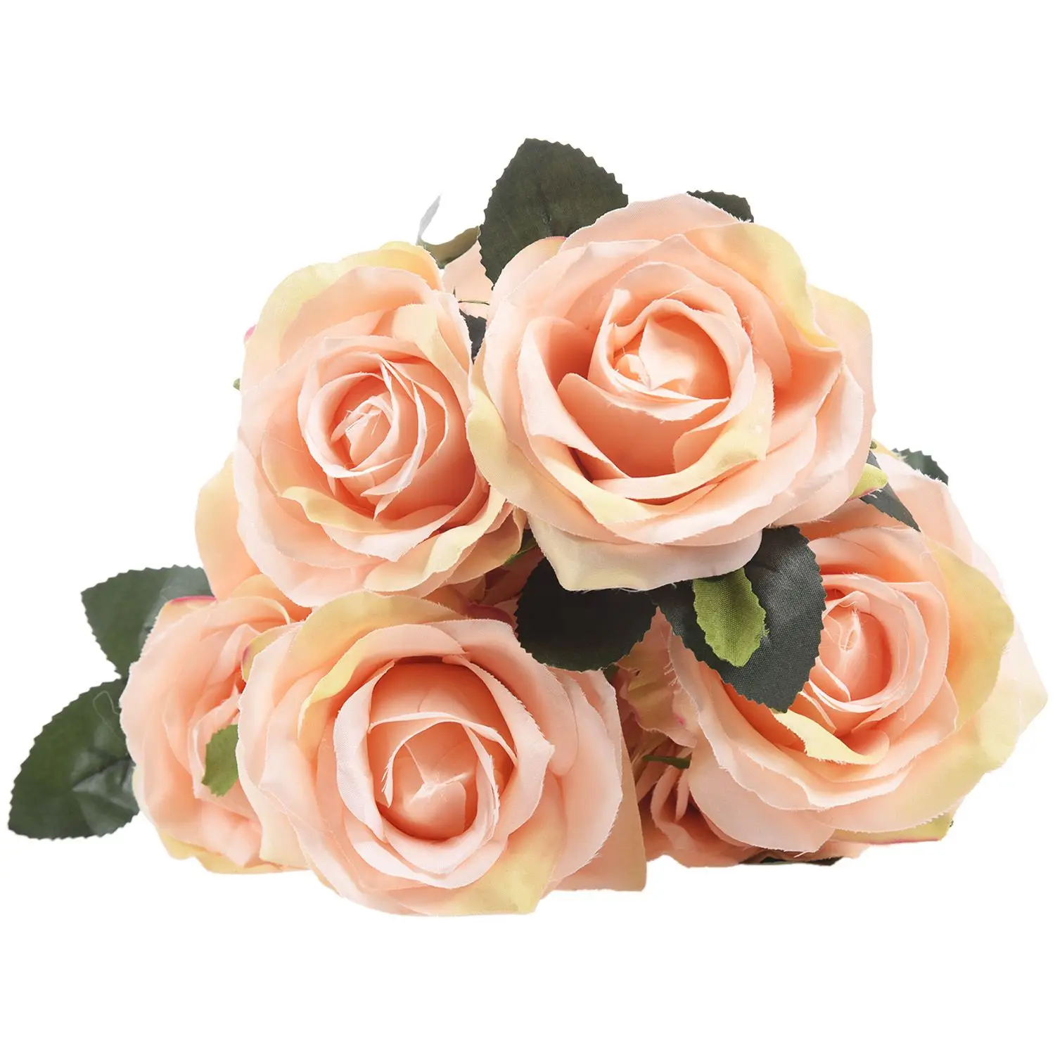Новинка-1 букет 10 головок искусственная шелковая ткань роза Свадебный невесты