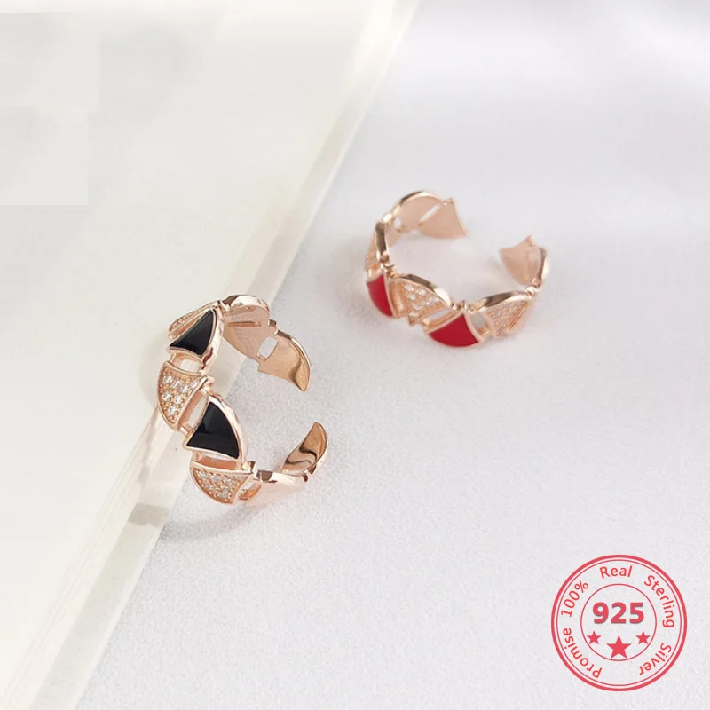 Pure 925 Silver European American New Design Creative Concise Rose Gold Big Open Ring Fine Jewelry
Pure 925 Silver European American New Design Creative Concise Rose Gold Big Open Ring Fine Jewelry
