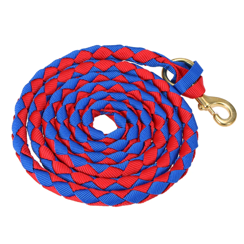 Высокое качество конский канат Halters с латунной защелкой тренировочная веревка