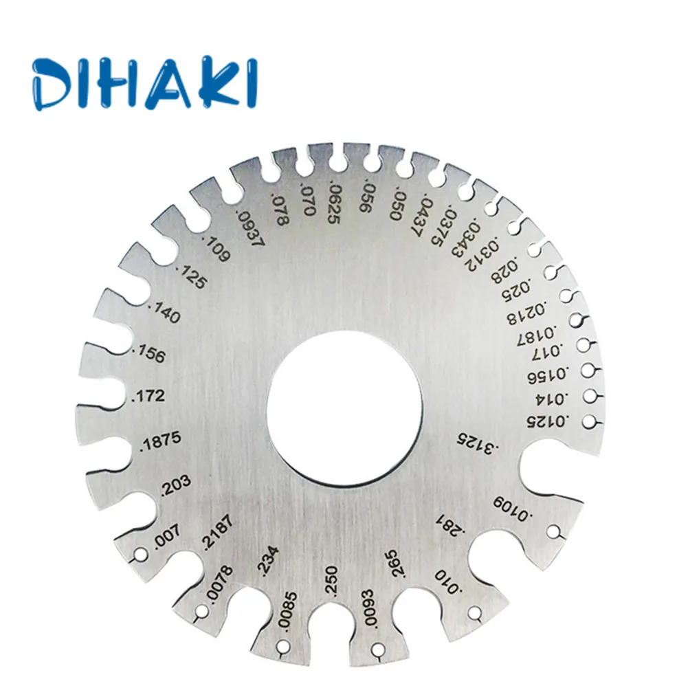 Stainless Steel Measuring Wire Gauge Tool AWG SWG 0-36 Standard Round Tester Ruler Gauge Diameter Measurer Tool
Stainless Steel Measuring Wire Gauge Tool AWG SWG 0-36 Standard Round Tester Ruler Gauge Diameter Measurer Tool