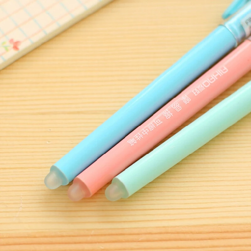 12 Pcs/Set Erasable Lovely Sweet w54 Children For Student School Creative Cute 0.5mm Gel Pen |