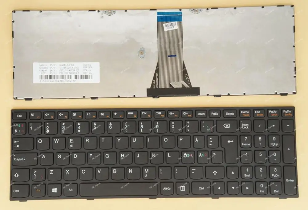 New DK Norwegian Swedish Nordic Finnish Danish Keyboard For Lenovo Z50-70 Z50-75 G70-70 G70-80 Laptop Black Frame
New DK Norwegian Swedish Nordic Finnish Danish Keyboard For Lenovo Z50-70 Z50-75 G70-70 G70-80 Laptop Black Frame