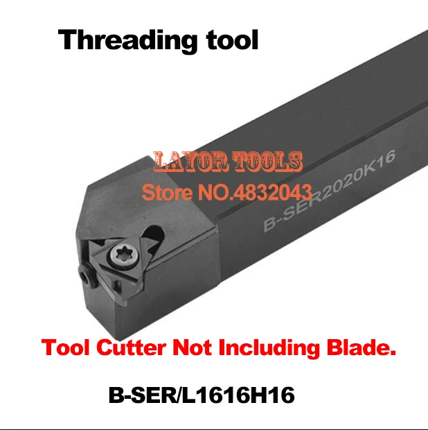 B-SER1616H16 thread turning tool thread turning tool holder type B lathe tool holder factory direct sales
B-SER1616H16 thread turning tool thread turning tool holder type B lathe tool holder factory direct sales