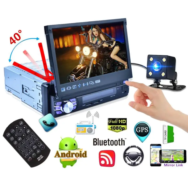 7 Inch Automatically Telescopic Car MP5 Player Quad-core Android 6.0 System GPS Navigation WIFI Player With Map Of EU & US
7 Inch Automatically Telescopic Car MP5 Player Quad-core Android 6.0 System GPS Navigation WIFI Player With Map Of EU & US