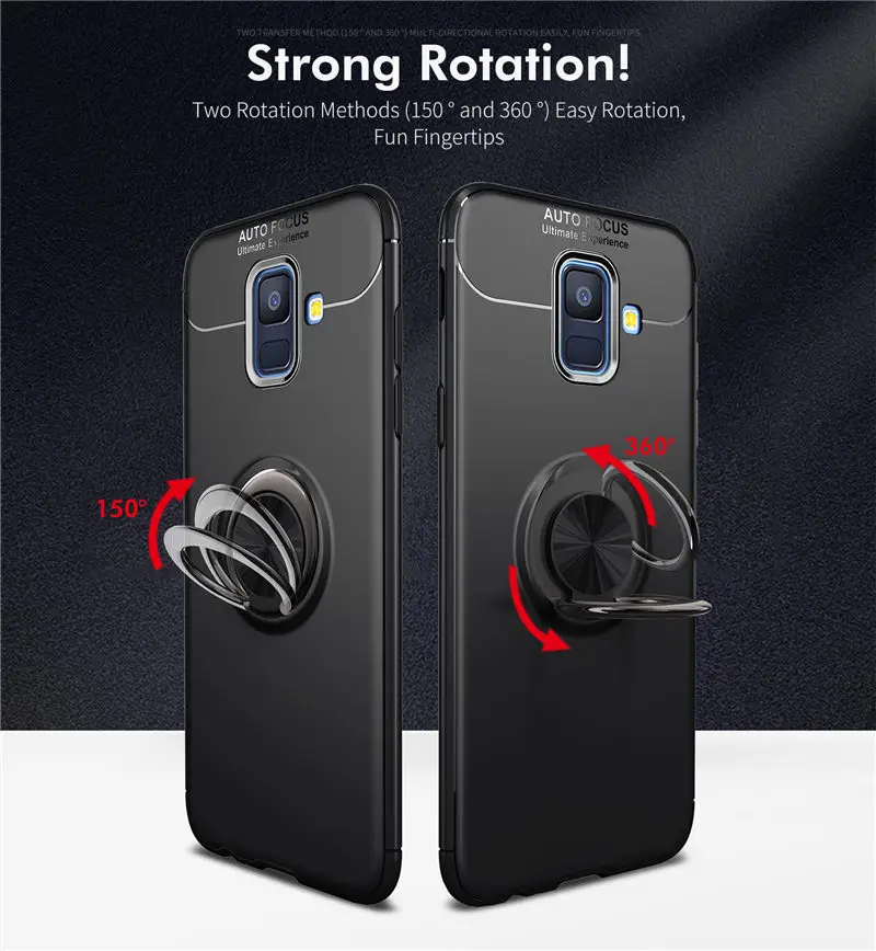For Samsung A 6 2018 A600F Case Car Holder Stand Magnetic Bracket Finger Ring Silicone TPU Cover For Samsung Galaxy A6 SM-A600
For Samsung A 6 2018 A600F Case Car Holder Stand Magnetic Bracket Finger Ring Silicone TPU Cover For Samsung Galaxy A6 SM-A600