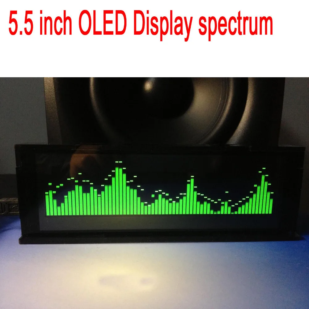 Профессиональный 5,5-дюймовый oled-экран, музыкальный спектр, Аудио Уровень, индикатор баланса, VU метр для 12 В, автомобильный усилитель
Профессиональный 5,5-дюймовый oled-экран, музыкальный спектр, Аудио Уровень, индикатор баланса, VU метр для 12 В, автомобильный усилитель