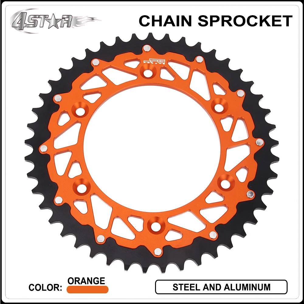 Задняя звездочка цепи для мотоцикла CNC 42 45 48 50 52 T KTM EXC SX SXF SXS SMR XC XCF XCW XCFW 125 150 250 350 450