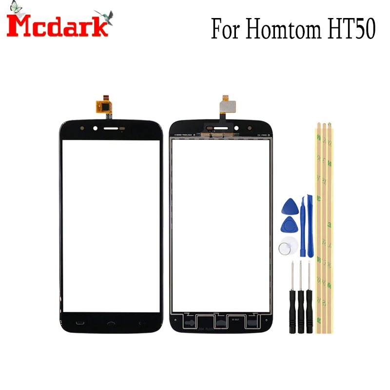 Для Homtom HT50 5 дюймовые передние Стекло сенсорный экран мобильный телефон для