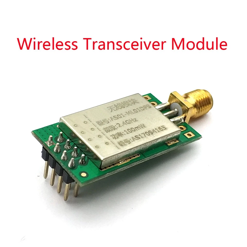 100mW 2.4G Wireless Transceiver Module Long-distance Transmission Radio Frequency Communication Module NRF24L01P+PA
100mW 2.4G Wireless Transceiver Module Long-distance Transmission Radio Frequency Communication Module NRF24L01P+PA
