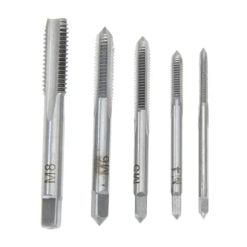 5pcs/set HSS Spiral Point Plug Straight Flute Metric Screw Taps M3 M4 M5 M6 M8 M10 M12 Straight Flute Thread Metric Machine
5pcs/set HSS Spiral Point Plug Straight Flute Metric Screw Taps M3 M4 M5 M6 M8 M10 M12 Straight Flute Thread Metric Machine