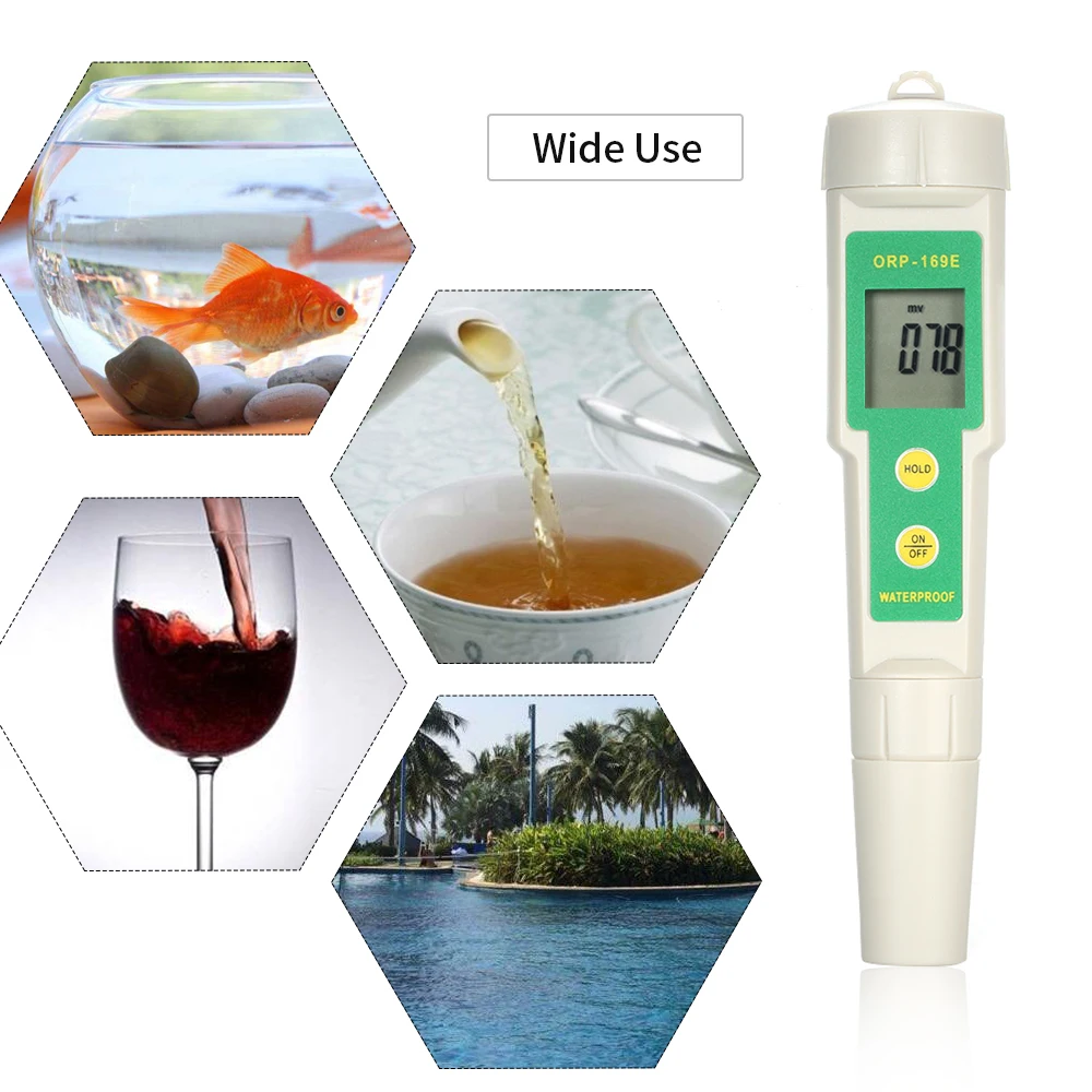 Pen Type ORP/REDOX Digital Tester LCD Redox Meter ORP Water Quality Detector Oxidation Reduction Potential Monitor Analyzer
Pen Type ORP/REDOX Digital Tester LCD Redox Meter ORP Water Quality Detector Oxidation Reduction Potential Monitor Analyzer