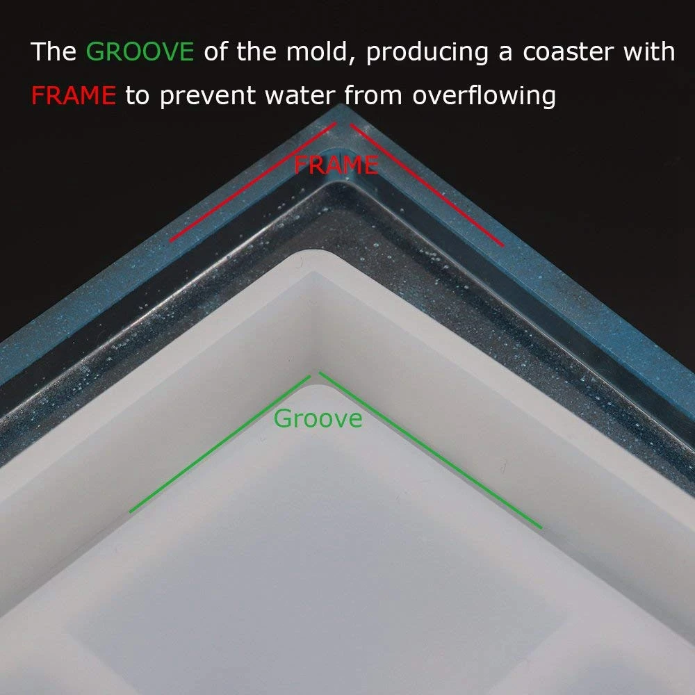 3 Pack Diy Coaster Silicone Mold, Include Round, Square, Hexagon, Bottom Bracket Prevents Deformation, Molds For Casting With
3 Pack Diy Coaster Silicone Mold, Include Round, Square, Hexagon, Bottom Bracket Prevents Deformation, Molds For Casting With