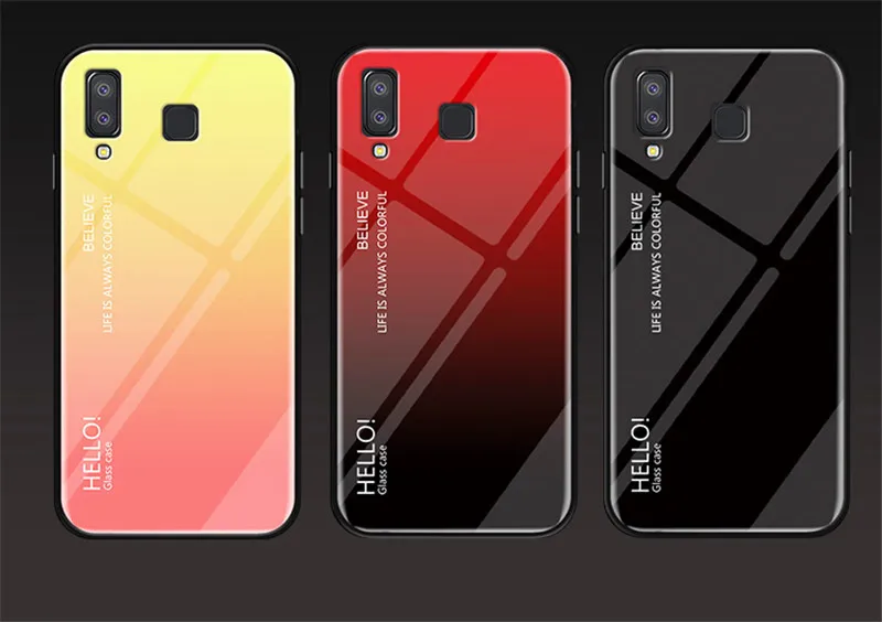 For Samsung Galaxy A8 Star Case Ultra Thin Gradient Aurora Colored Tempered Glass Back Cover Case for Samsung Galaxy A9 Star
For Samsung Galaxy A8 Star Case Ultra Thin Gradient Aurora Colored Tempered Glass Back Cover Case for Samsung Galaxy A9 Star