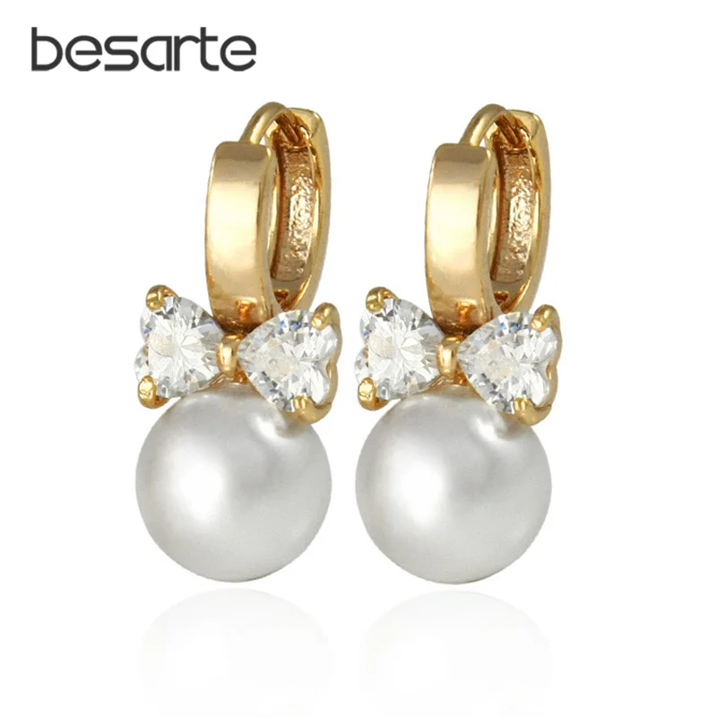 Pearls Crystal Zircon Gold Color Stud Earrings For Women Bijoux Aros Brincos Ouro Bijouteria Earings Fashion Jewelry E0310
Pearls Crystal Zircon Gold Color Stud Earrings For Women Bijoux Aros Brincos Ouro Bijouteria Earings Fashion Jewelry E0310