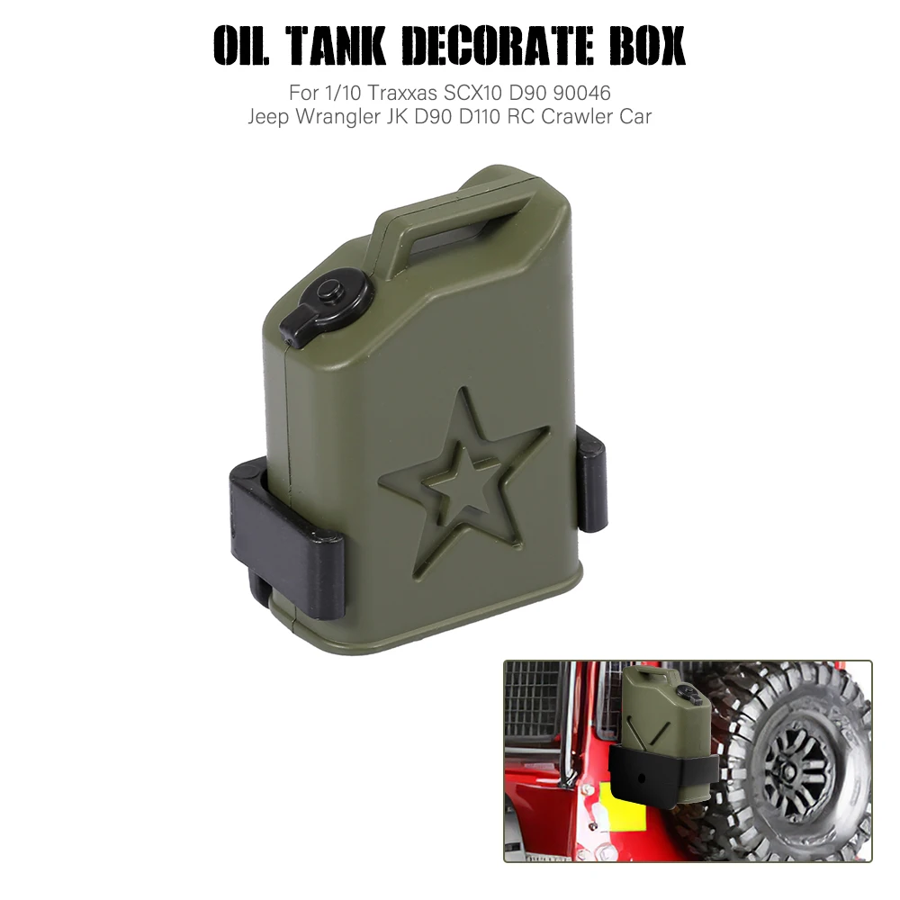 Декоративная коробка для масляного бака 1/10 Traxxas Redcat RC4WD Tamiya Axial SCX10 D90 90046 Jeep Wrangler JK
