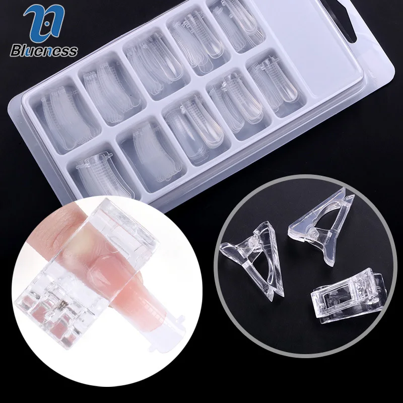 Blueness 30ml Nail Polygel Quick Builder Finger Extension Camouflage Crystal Jelly 6 Colors LED UV Gel Varnish | Красота и здоровье