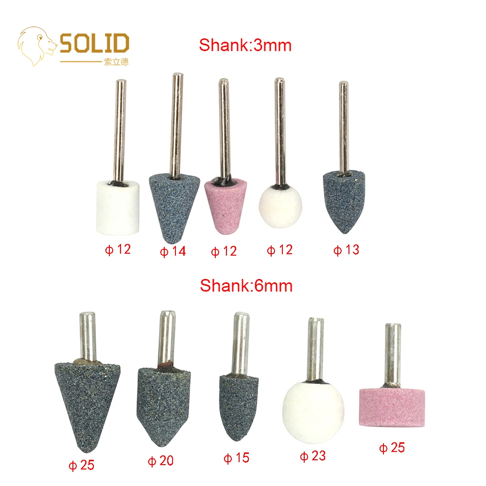 10Pcs Ceramic Grinding Head Abrasive Mounted Drill Bits Set Rotary Tool for Polishing Furniture, Crafts and Molds Durable
10Pcs Ceramic Grinding Head Abrasive Mounted Drill Bits Set Rotary Tool for Polishing Furniture, Crafts and Molds Durable