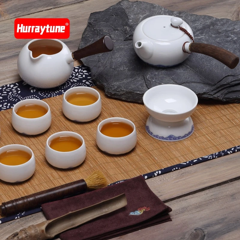 Chinese Kung Fu Tea Set White Ceramic Teapot Porcelain Teaset Gaiwan Tea Cups of Ceremony Tea Pot Teapot Kettle
Chinese Kung Fu Tea Set White Ceramic Teapot Porcelain Teaset Gaiwan Tea Cups of Ceremony Tea Pot Teapot Kettle
