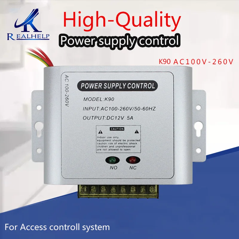 Realhelp Mini Access Control Power Supply Controller DC12V Output Current 50W Access Control System Delay Power Supply
Realhelp Mini Access Control Power Supply Controller DC12V Output Current 50W Access Control System Delay Power Supply