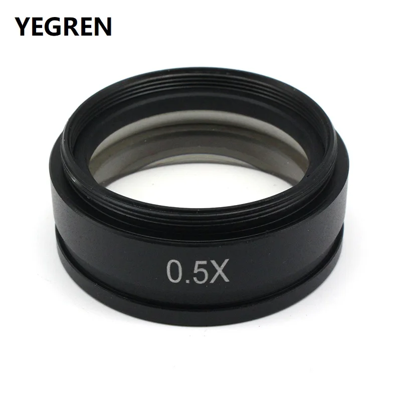 0.5X Barlow Objective Lens Working Distance 160 mm Auxiliary Lens f/ Stereo Microscope w/ Mounting Size M42 M48 M50 M52 x 0.75mm
0.5X Barlow Objective Lens Working Distance 160 mm Auxiliary Lens f/ Stereo Microscope w/ Mounting Size M42 M48 M50 M52 x 0.75mm