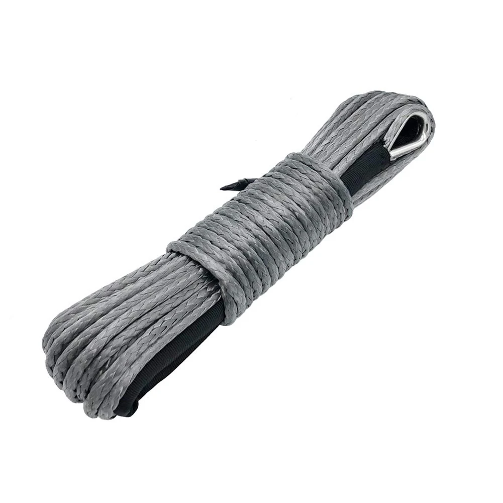 15m Winch Rope String Line Cable with Sheath Gray Synthetic Towing Rope Car Wash Maintenance String for ATV UTV Off-Road
15m Winch Rope String Line Cable with Sheath Gray Synthetic Towing Rope Car Wash Maintenance String for ATV UTV Off-Road