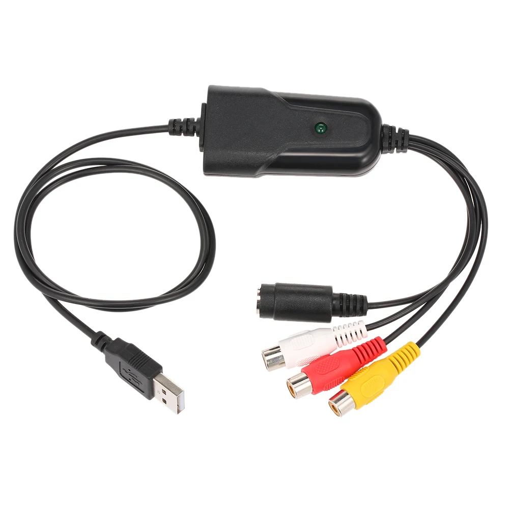 Новинка 2019 портативный Преобразователь USB 2 0 для видеозахвата записывающее